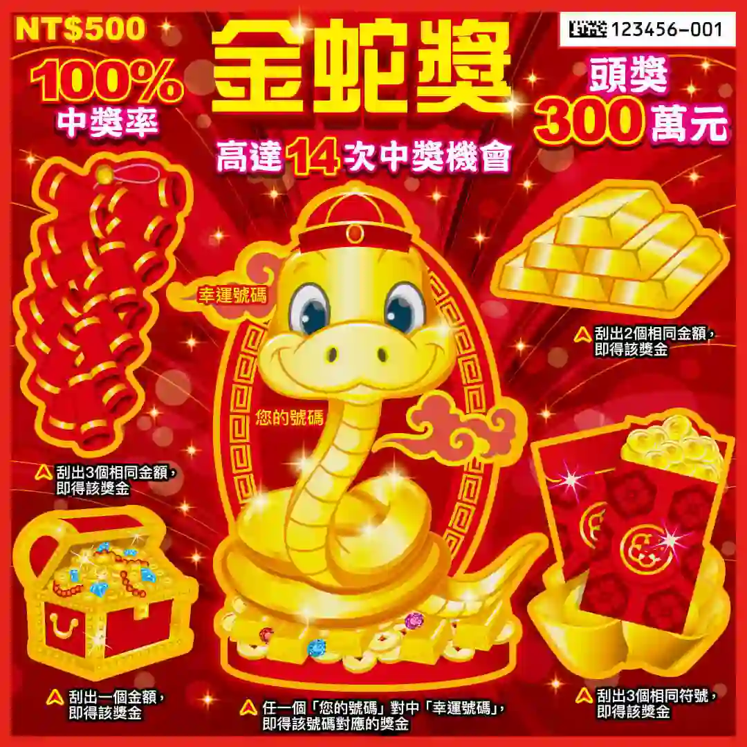500元刮刮樂